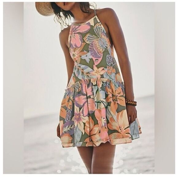 NWOT Free People Deserted Island Mini Dress size small - Picture 8 of 8